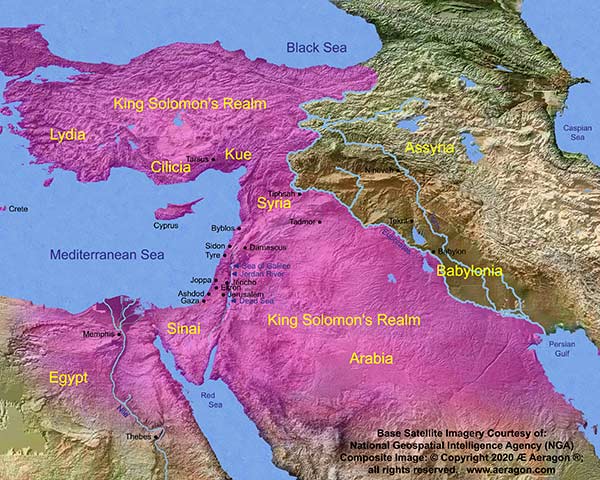 Solomon's Realm Map.