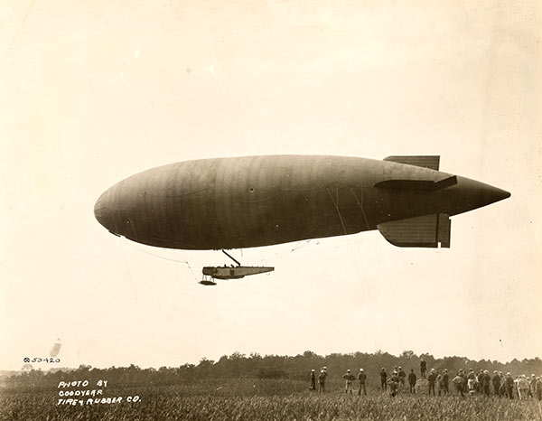 New type of U.S. dirigible.