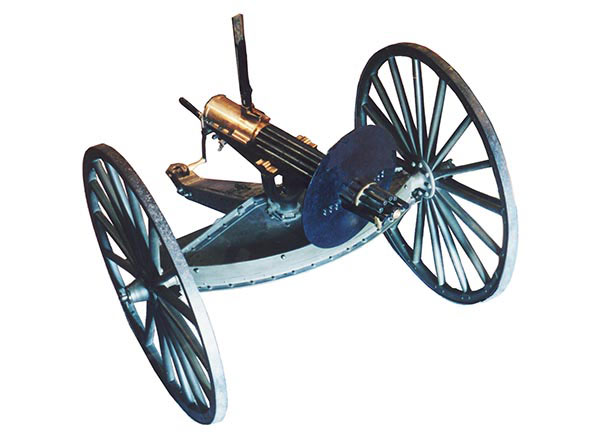 Civil War Era Gatling Gun.
