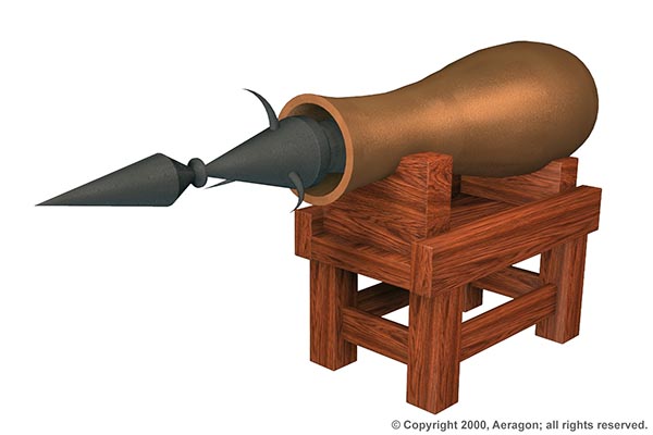 An Approximation of a 14th Century Cannon.