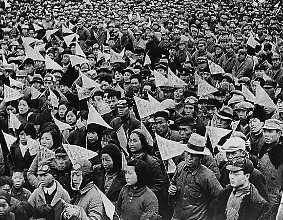 80,000,000 Chinese Communists ruled by Mao Tse-Tung, 1944.