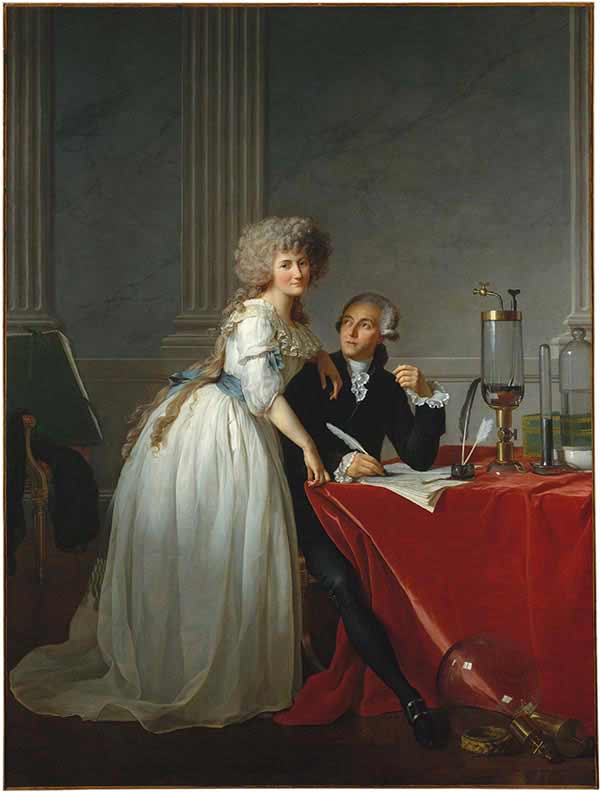 Antoine Laurent Lavoisier (1743–1794) and His Wife (Marie Anne Pierrette Paulze, 1758–1836),1788.
