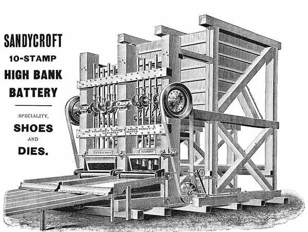 Sandycroft Industrial Stamp Mill, 1893.
