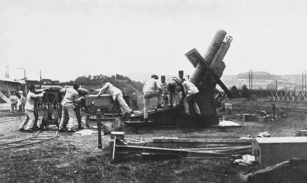 Schneider Siege Mortar, #2746 November, 1914.