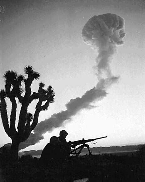 Marines Participate in A-Bomb Tests.
